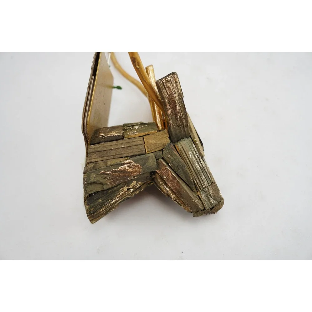 2016 Target Faux Antler Wall‎ Decor Wooden Deer Head Rustic Holiday Accent